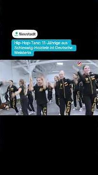 Hip-hop dance: 11-year-old from Schleswig-Holstein is German champion