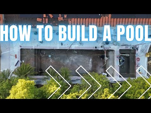 How to build a swimming pool. Beginning to end all phases of construction!