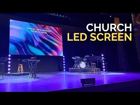 Church LED Screen System Walk-Through | Palm City Presbyterian