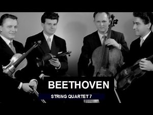 Beethoven, String Quartet No. 7 in F major, Op.59 No.1, "Razumovsky" / Vlach String Quartet ( 1963 )