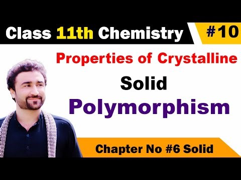 Polymorphism Chemistry class 11