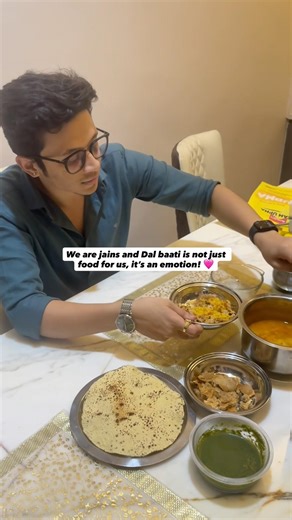 Who loves dal bati! 😋😋