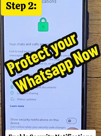 Enhance Your Whatsapp Security Settings Today