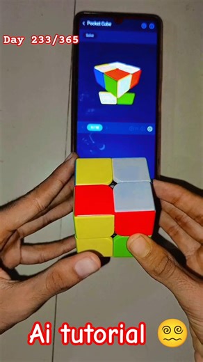 AI ne 2x2 Cube solve kar diya 🧠🔥 #viral #shorts