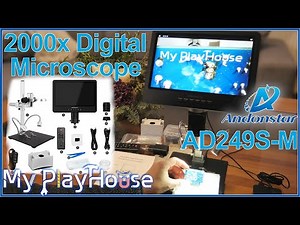 Andonstar AD249S-M 10.1" HDMI Digital Microscope 2000x - 1251