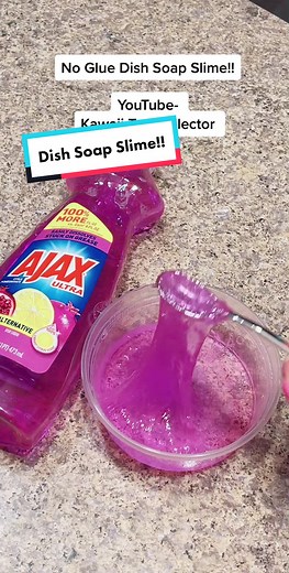 How to Make Dish Soap Slime Without Glue | Kawaii Toy Collector