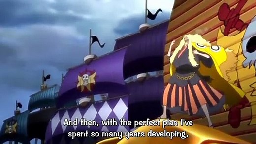 One Piece-Great battle of Edd war- Shiki Gold Lion VS Roger Pirates King