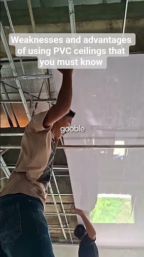 advantages and disadvantages of PVC ceilings #construction #anywhere #building