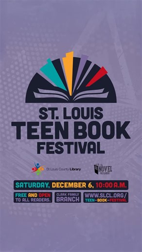 20 reactions | 20 of the hottest #YA authors are coming to the Clark Branch on December 6! Learn more at www.slcl.org/teen-book-fest. Presented with The Novel Neighbor | St. Louis County Library | Facebook