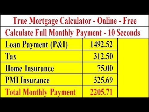 Mortgage Calculator - Full Payment