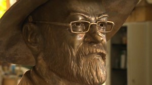 Sir Terry Pratchett statue: Bronze bust unveiled