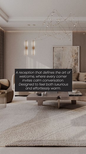 A reception that defines the art of welcome, where every corner invites calm conversation. Designed to feel both luxurious and effortlessly warm. For reservations and inquiries. Phone: 01113666288 Location: 19/11 Lotus Zone, New Cairo, Cairo, Egypt #magaaz_designs #luxuryineverydetail #homestyle #DesignsForLiving #VillaElegance #interiordesign | Magaaz Designs By Alaa Tarek