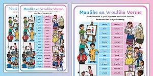 Manlike en Vroulike Vorme Inligtingsblad