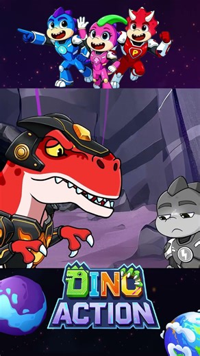 BOLT Rescue T-Rex Dinosaur Warrior! #shorts #animation #dinosaur #dinocrew #dinosauranimation