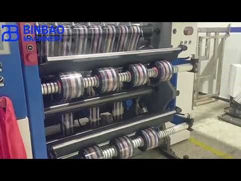 Transparent Aluminum Foil Packaging Film Slitter Rewinder Machine for Rotogravure Printing Industry