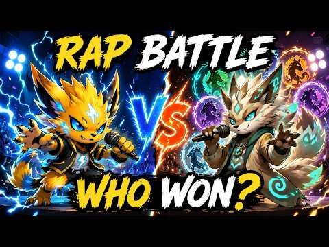 Pikachu Vs Eevee Rap battle