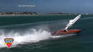 VIDEO: Powerboat goes airborne, crashes during race in Florida Keys