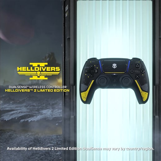 36K views · 787 reactions | Eliminate bugs, bots and squids with the Super Earth Ministry of Defense’s sleek new DualSense Wireless Controller – Helldivers 2 Limited Edition. Dropping on February 6th, pre-order now: https://blog.playstation.com/2024/12/12/new-helldivers-2-update-omens-of-tyranny-live-now-features-the-return-of-the-illuminate-faction/ | Helldivers 2 | Facebook