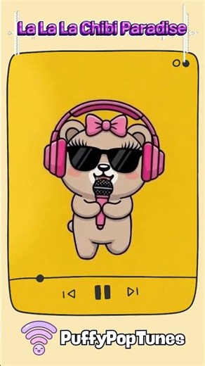 La La La Chibi Paradise 🌸✨ Kawaii J-Pop Instrumental #shorts #jpop