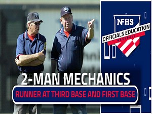 2-Person Mechanics - Runners at first and third base
