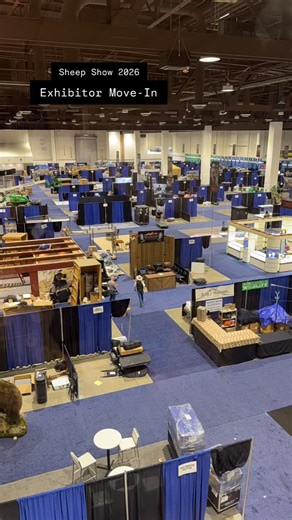 Organized chaos here at the Reno-Sparks Convention Center as hundreds of the highest quality outdoor, hunting, and conservation exhibitors set up their booths in preparation for the Exhibit Hall Doors opening to the public at 10 AM tomorrow morning. Welcome to Sheep Show! #sheepshow #wsfi | Wild Sheep Foundation