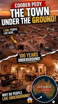 Discover Coober Pedy, Australia's #facts #unesco #video #youtubeshorts