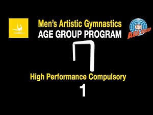 Men's Artistic Gymnastics Age Group Program - Horizontal Bar - High Performance Compulsory - HPC 1