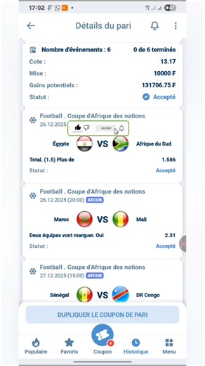 Coupon du jour 1xbet aujourd'hui . Pronostic foot . Coupon du jour . Can 2025