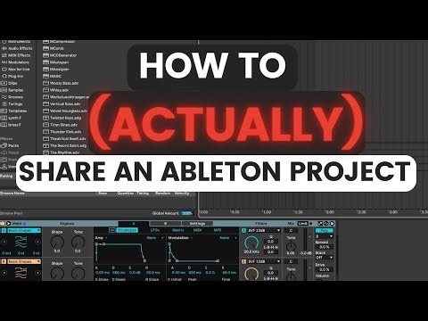 Fix Missing Files: How to Share Ableton Projects the Right Way!