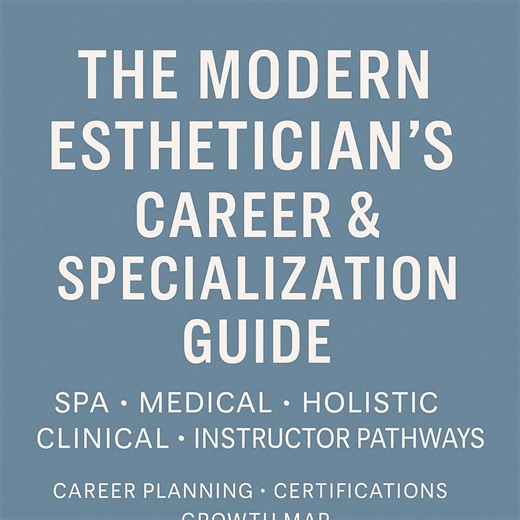 Esthetician Career & Specialization Guide: Spa, Medical, Holistic Paths (PDF)   Audio Version - Etsy