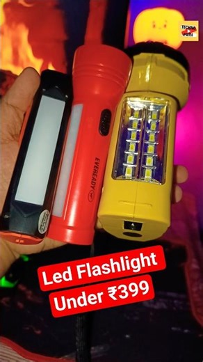 Testing 3 Different LED Torch Lights 🔦💡 | #short #torch #led