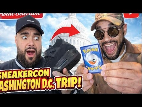 We Traded a $100 Travis Scott Jordan 1... For Our Cameraman's FIRST Sneaker at Sneakercon DC! 🔥