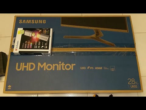 [試MON] 三星SAMSUNG U28R55 28" IPS HDR 10BIT 4K顯示器