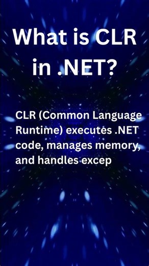 What is CLR? | .NET Runtime Explained #shorts
