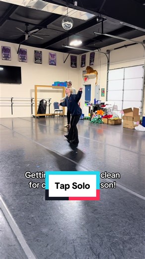 Tis the season for constant cleaning rehearsals of all our dances (like this tap solo from @morg) and making sure all the details are ready for every single routine before our competition season gets here! #tap #dance