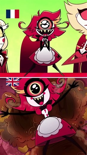 Clean It Up! (VF vs VO) - Hazbin Hotel Season 2 #hazbinhotelseason2 #shorts