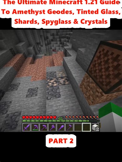Guía Definitiva de Minecraft 1.21 sobre Geodas de Amatista