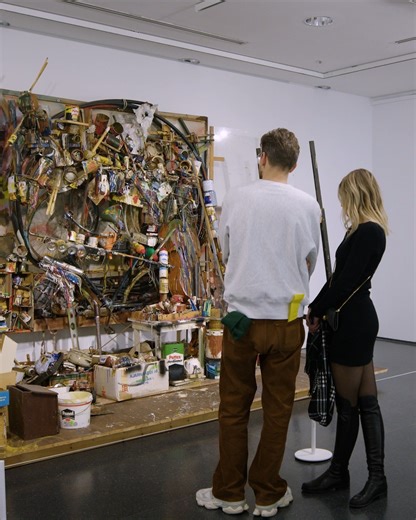 7.6K views · 43 reactions | How do you illustrate a creative process? For Dieter Roth and his son Björn, it's a cacophony of paint, musical instruments, and more. As Björn explained, "this piece was like a magnet for whatever was in the studio." Made over the course of 30 years, this installation is now on view on our second floor. | Museum of Contemporary Art Chicago | Facebook