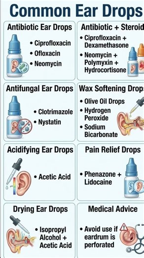 Common ears drops