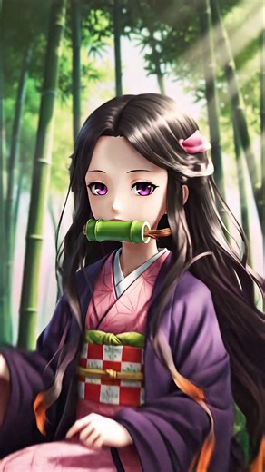 Nezuko’s Human Awakening 🌸 | From Anime to Reality | #shortvideo #shortsfeed #shorts