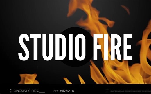 203组4K特效合成火焰燃烧视频素材