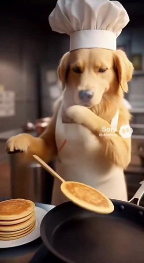 Dog Becomes a Chef and Starts Cooking 😂🐶🍳 #DogChef #FunnyAnimals #AnimalComedy | Funny videos animal