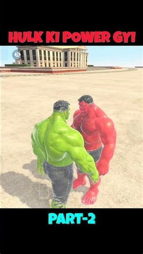 Hulk ki power wapas agyi 😍 in Indian theft auto simulator 🔥 #shortsfeed #shorts