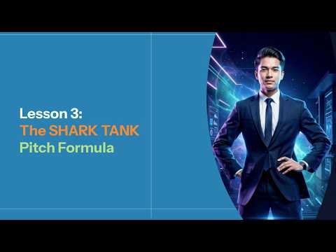 How to Pitch an Idea Through Public Speaking | The SHARK TANK Pitch Formula 🦈