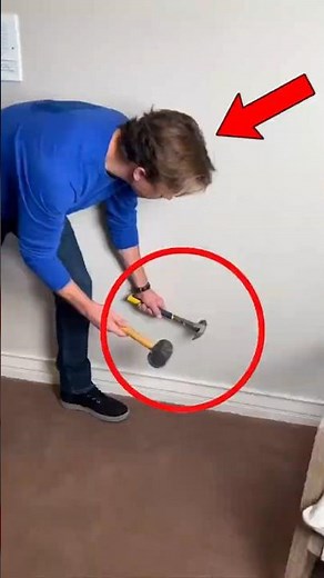Why You Should Secretly Put a Carrot Inside Your Wall😱 #shortvideo