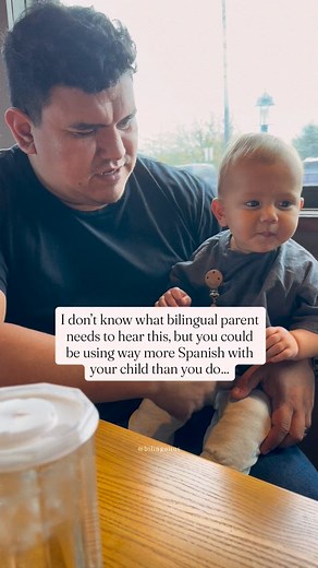Kaila Díaz - Spanish through Play + How to Raise Bilingual Kids on Instagram: "I’m not saying every bilingual parent needs to speak 100% Spanish with the kids…but I’d venture to guess every bilingual parent could benefit from speaking *more* Spanish with their kids. Some of you may think, “oh yeah, of course that’s true. I’m not speaking it much at all.” But even the parents who speak “puro español, 100%” with their kids— if they actually analyzed their interactions, they’d probably find that no