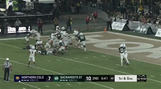 Power Football 😤 Northern Colorado responds with 14 straight points to take the lead at Sac State | Big Sky Conference