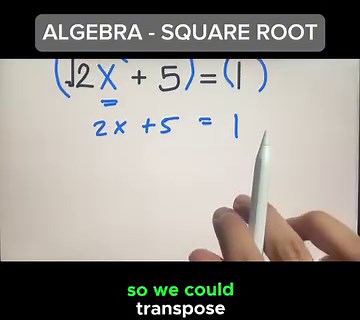 Algebra - Sqaure Root #civilservice #math #mathematics | Philippine Review Center