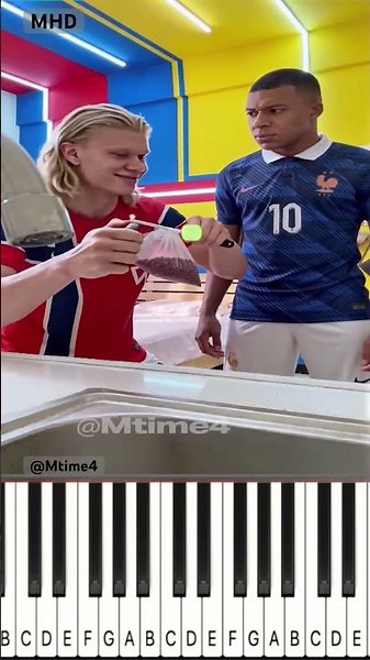 Haaland Had a Genius Plan… Until the Beans Fell 🫘💀‪@Mtime4‬ - Piano Tutorial