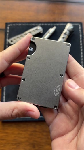 RIDGE wallet! Titanium & RFID blocking! AUTHENTIC #ridgewallet #slimwallet #edcgear #tacticalgear #minimalist
